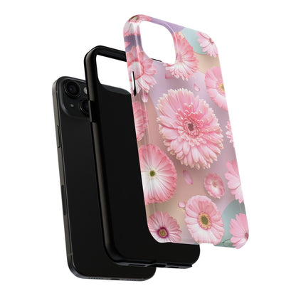 Pink Floral Bliss - Tough Phone Cases