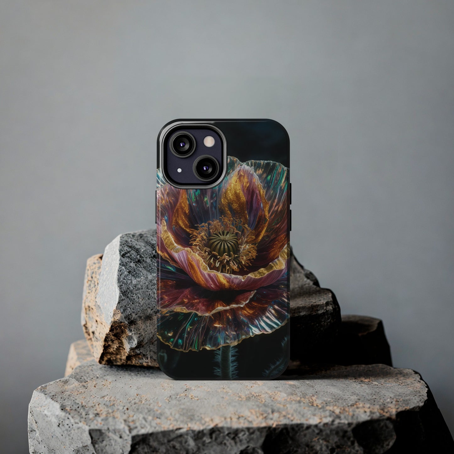 Ethereal Poppy Glow - Tough Phone Cases