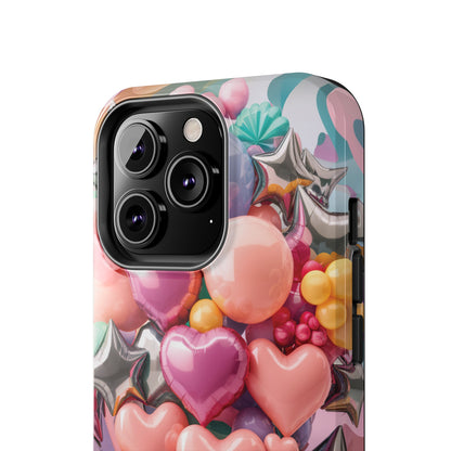 Pastel Dreams: Array of Balloons - Tough Phone Cases