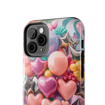 Pastel Dreams: Array of Balloons - Tough Phone Cases