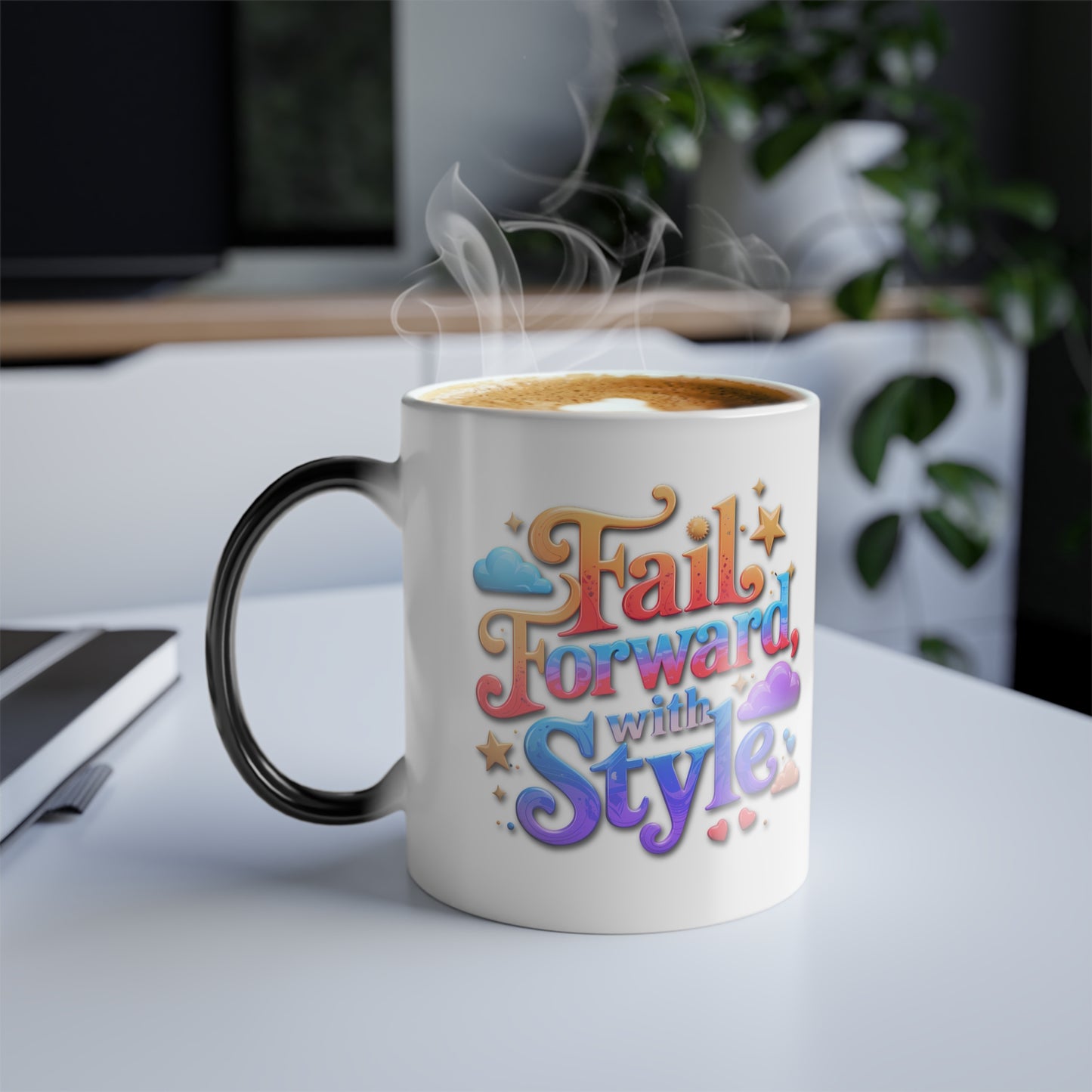 Fail Forward with Style - Color Morphing Mug, 11oz