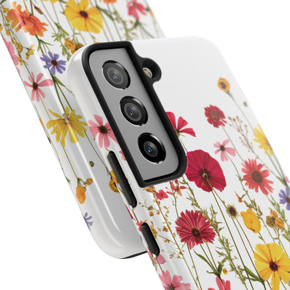 Row of Blooms - Tough Phone Cases