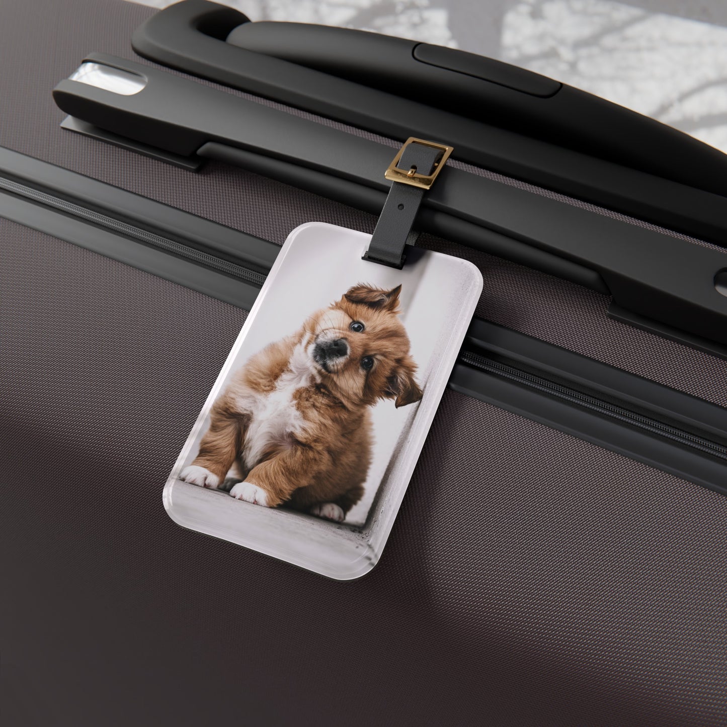 Tilted on One Side - Luggage Tag