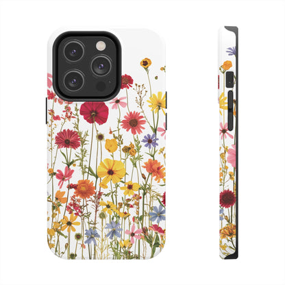 Row of Blooms - Tough Phone Cases