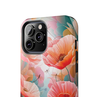 Whimsical Wings and Petal Whispers - Tough Phone Cases