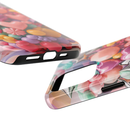 Pastel Dreams: Array of Balloons - Tough Phone Cases