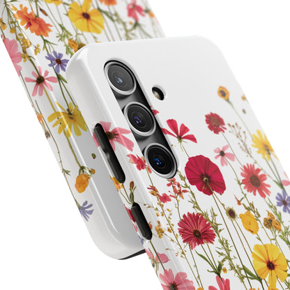 Row of Blooms - Tough Phone Cases