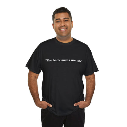 "Mother-in-law - The unofficial food critic of family gatherings" - Unisex Cotton Tee