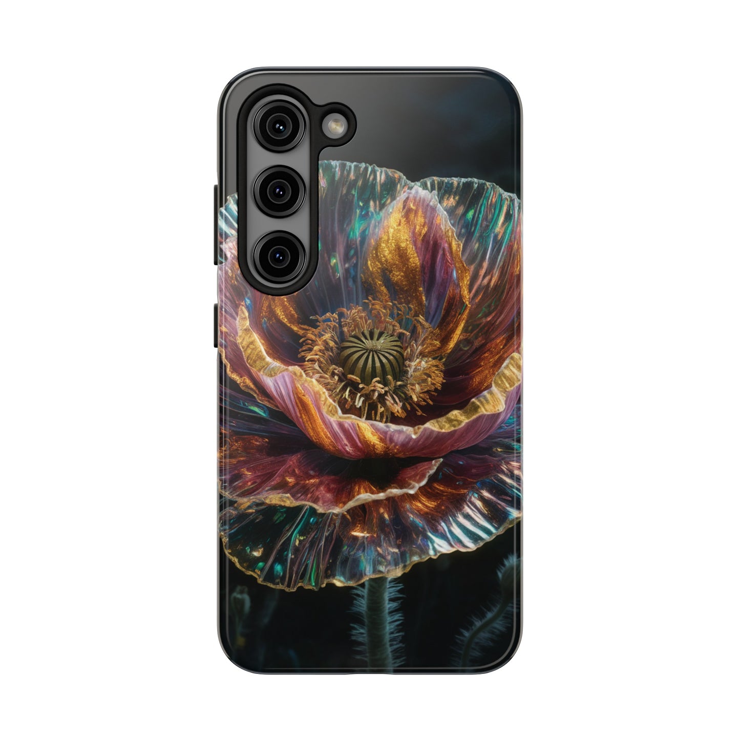 Ethereal Poppy Glow - Tough Phone Cases