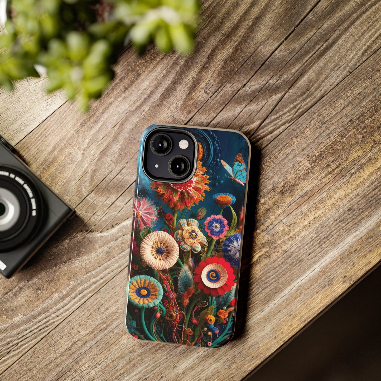 Floral Bloom: Art and Sewing Materials - Tough Phone Cases