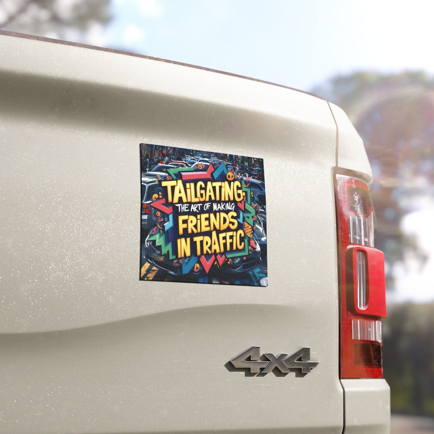 "Tailgating The Art of Making Friends in Traffic" - Car Magnets