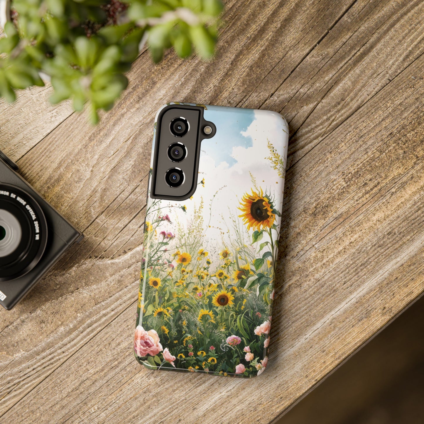 Skyward Sunflower - Tough Phone Cases