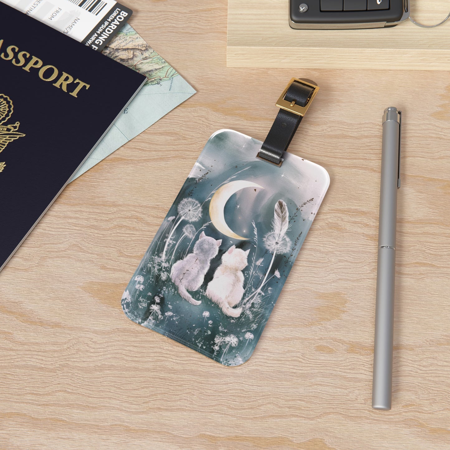 A Pondering Night - Luggage Tag