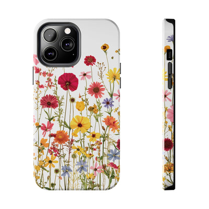 Row of Blooms - Tough Phone Cases