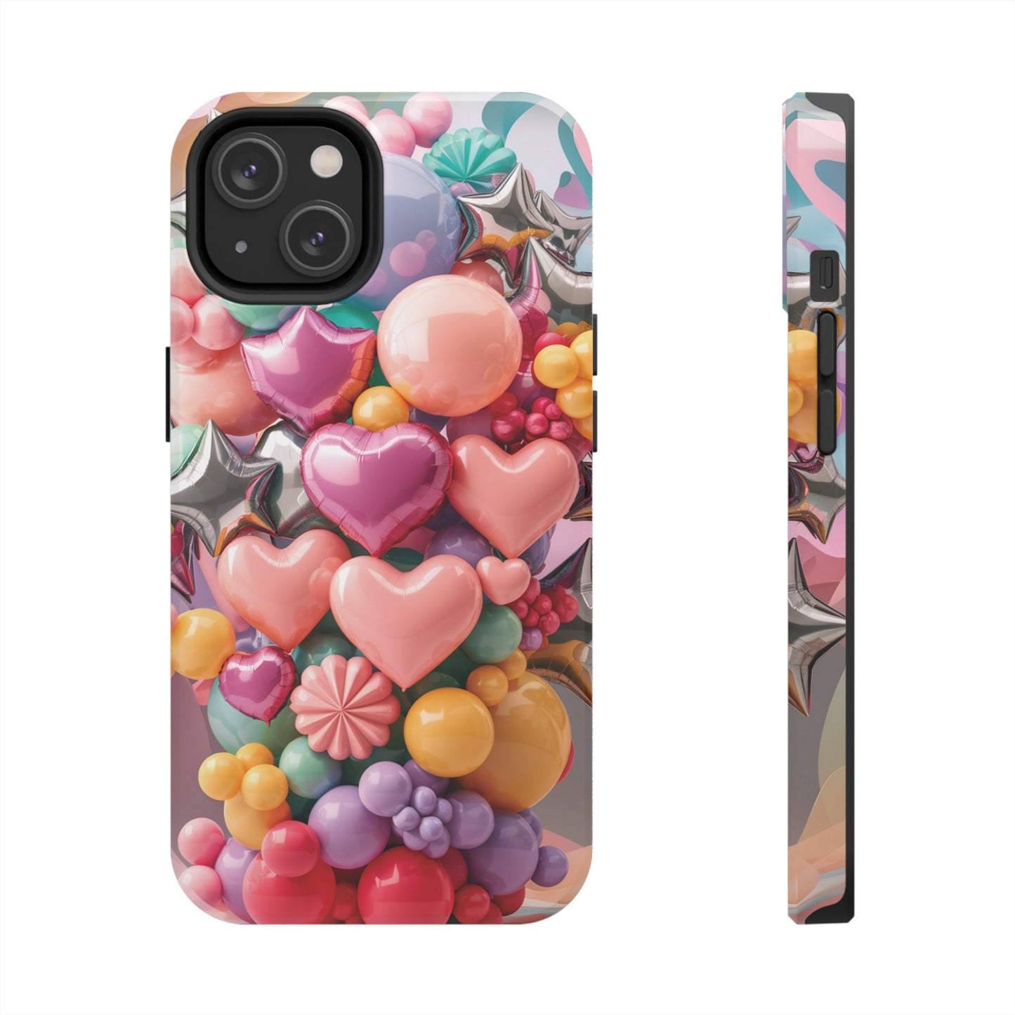 Pastel Dreams: Array of Balloons - Tough Phone Cases