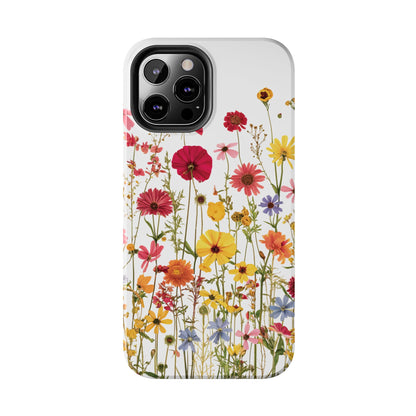 Row of Blooms - Tough Phone Cases