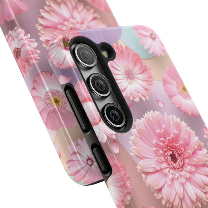 Pink Floral Bliss - Tough Phone Cases