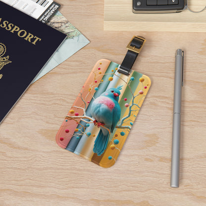 Color Me Pink and Blue - Luggage Tag