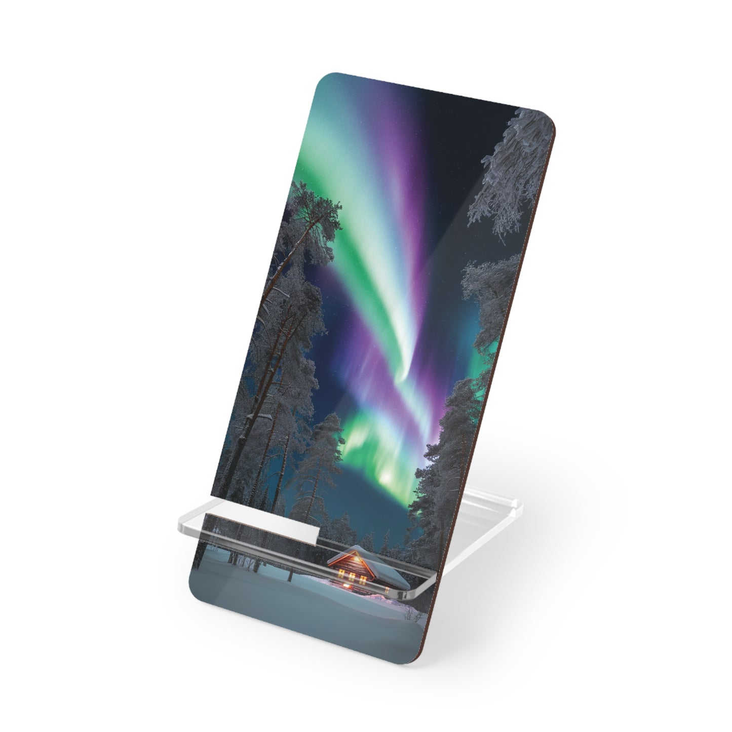 Northern Lights Retreat - Display Stand for Smartphones