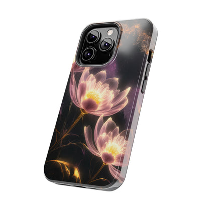 Night Lotus Glow - Tough Phone Cases