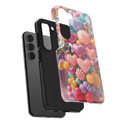 Pastel Dreams: Array of Balloons - Tough Phone Cases