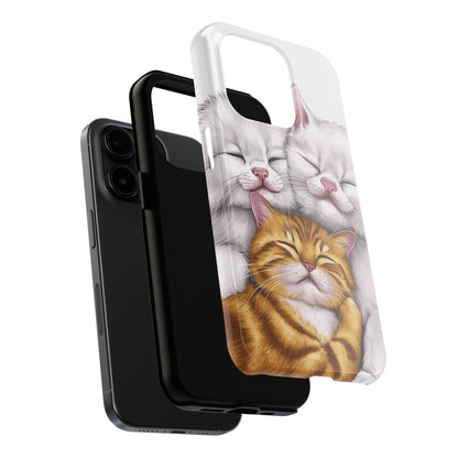 Cat Nap Trio - Tough Phone Cases