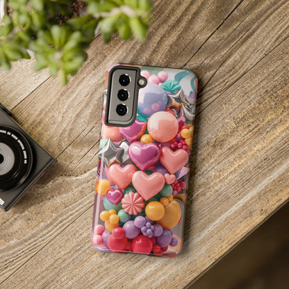 Pastel Dreams: Array of Balloons - Tough Phone Cases