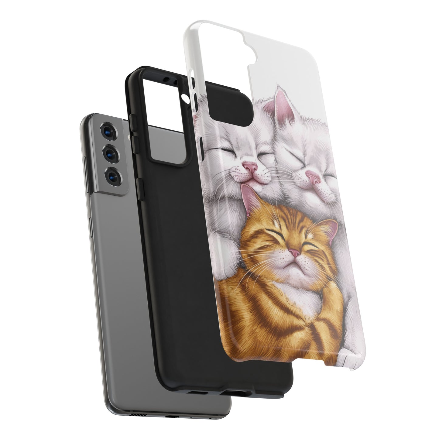 Cat Nap Trio - Tough Phone Cases