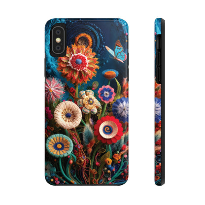 Floral Bloom: Art and Sewing Materials - Tough Phone Cases