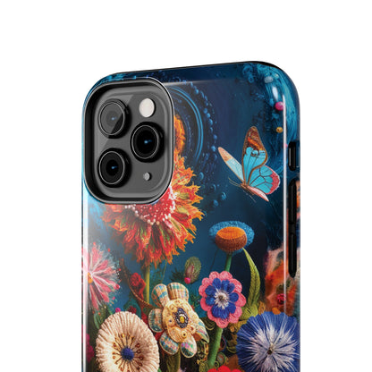 Floral Bloom: Art and Sewing Materials - Tough Phone Cases