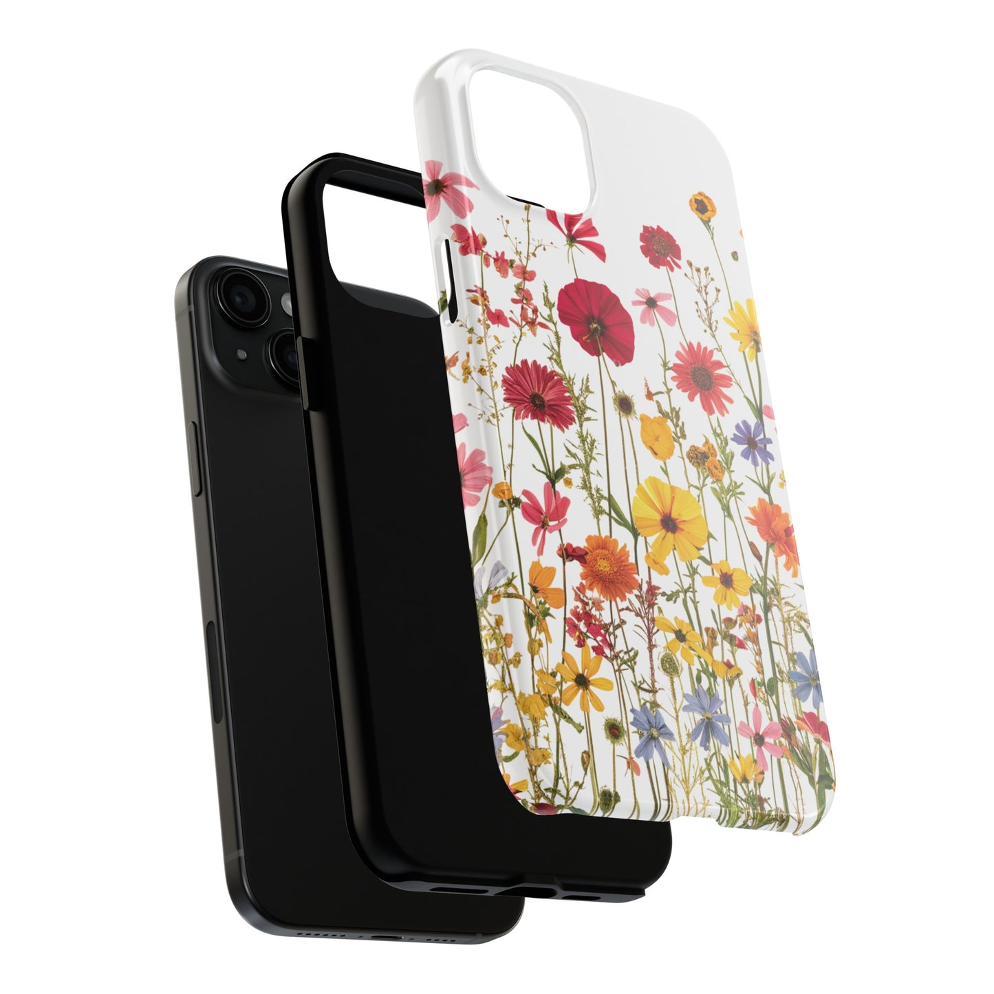 Row of Blooms - Tough Phone Cases