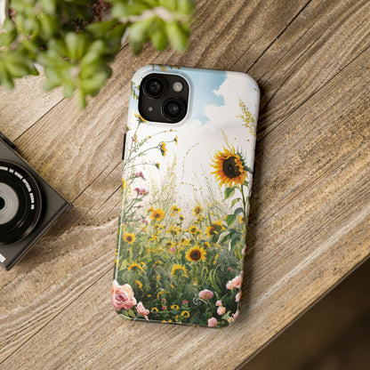 Skyward Sunflower - Tough Phone Cases