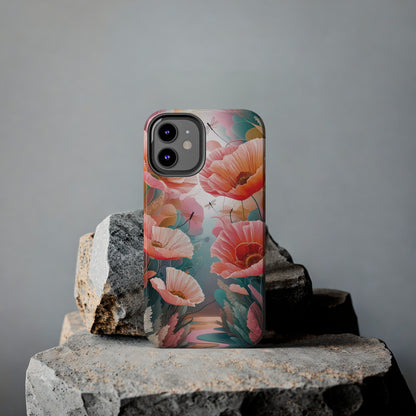 Whimsical Wings and Petal Whispers - Tough Phone Cases