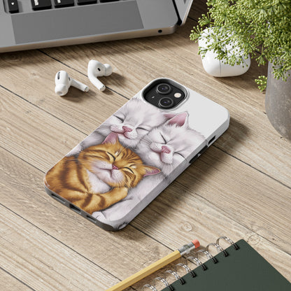 Cat Nap Trio - Tough Phone Cases