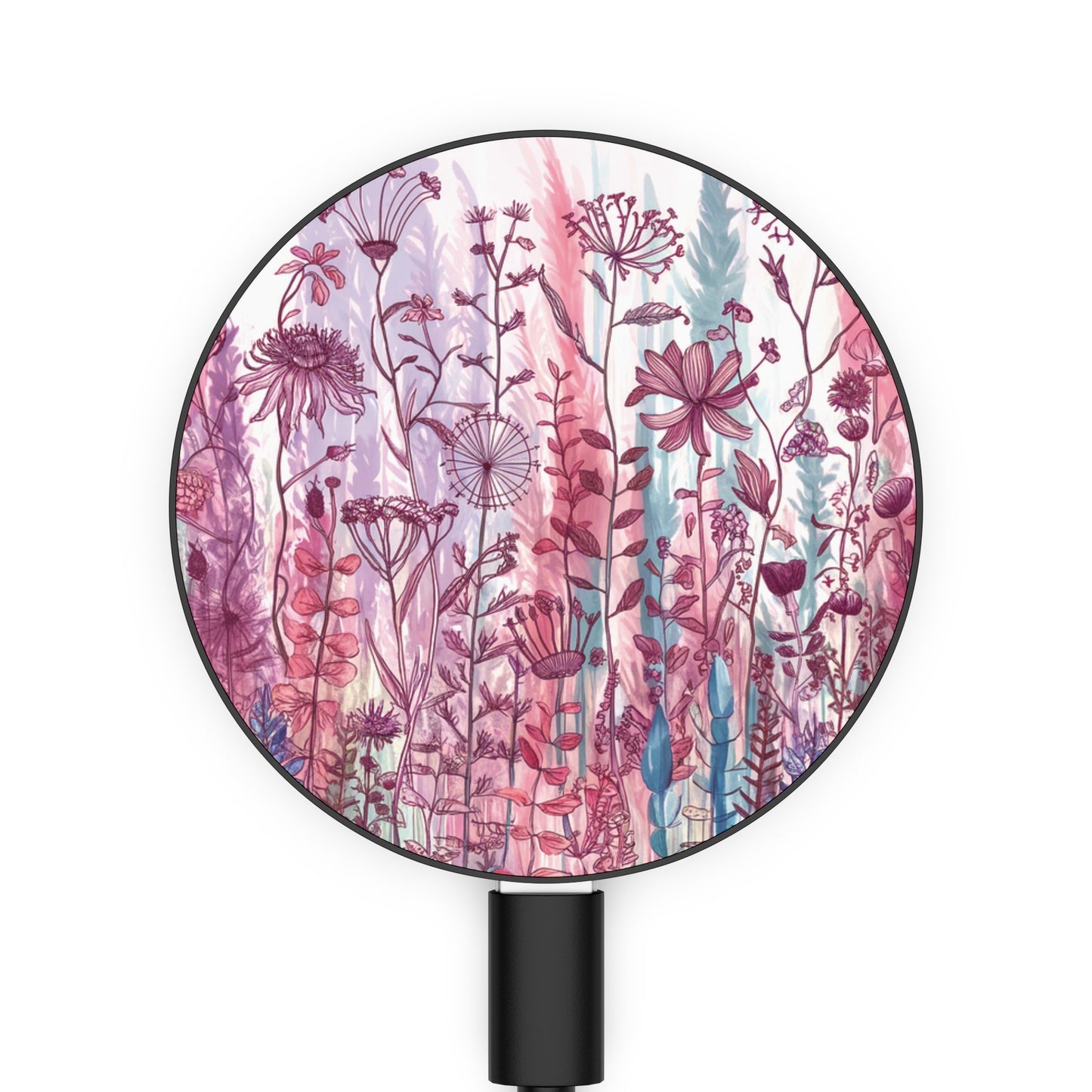 Floral Watercolor Blossom - Magnetic Induction Charger