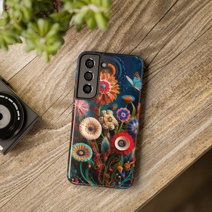 Floral Bloom: Art and Sewing Materials - Tough Phone Cases