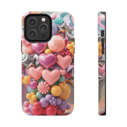 Pastel Dreams: Array of Balloons - Tough Phone Cases