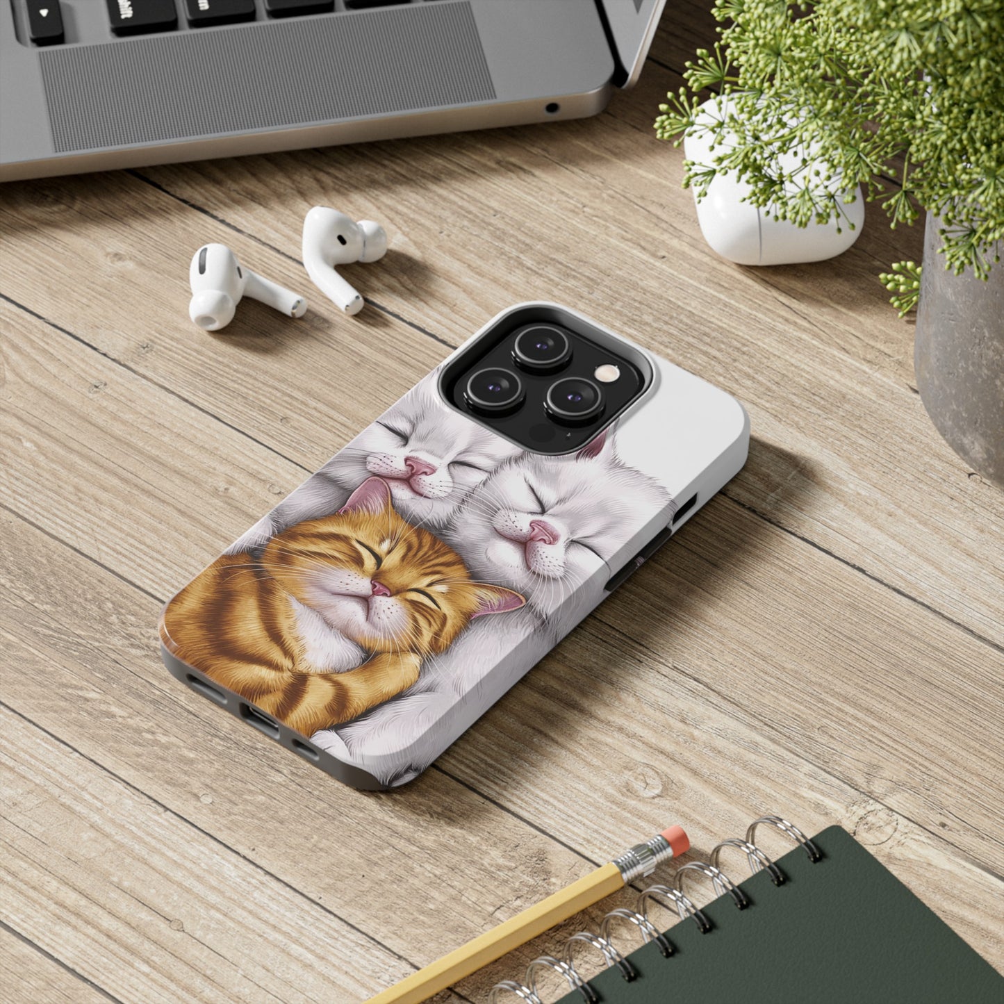 Cat Nap Trio - Tough Phone Cases