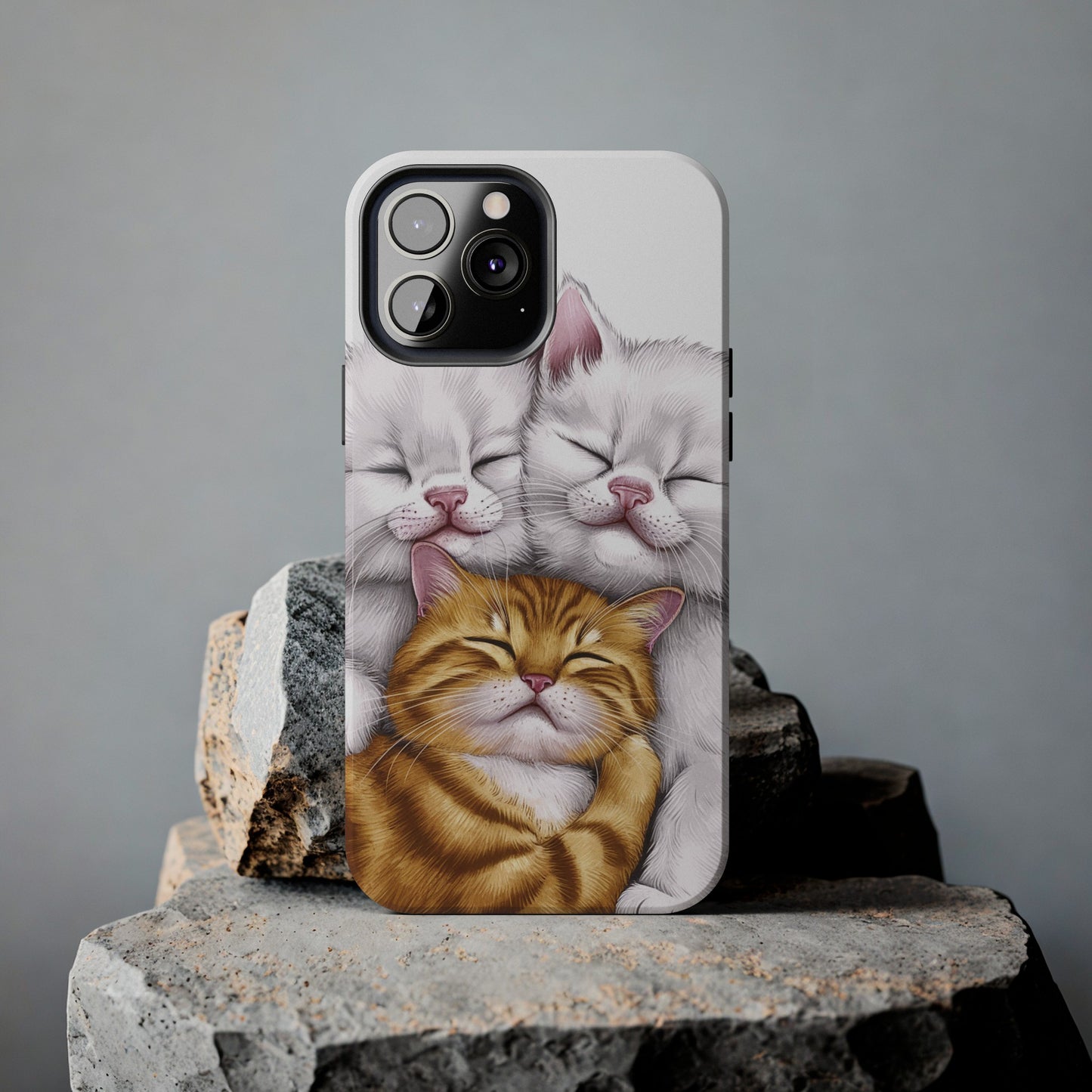 Cat Nap Trio - Tough Phone Cases