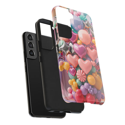 Pastel Dreams: Array of Balloons - Tough Phone Cases