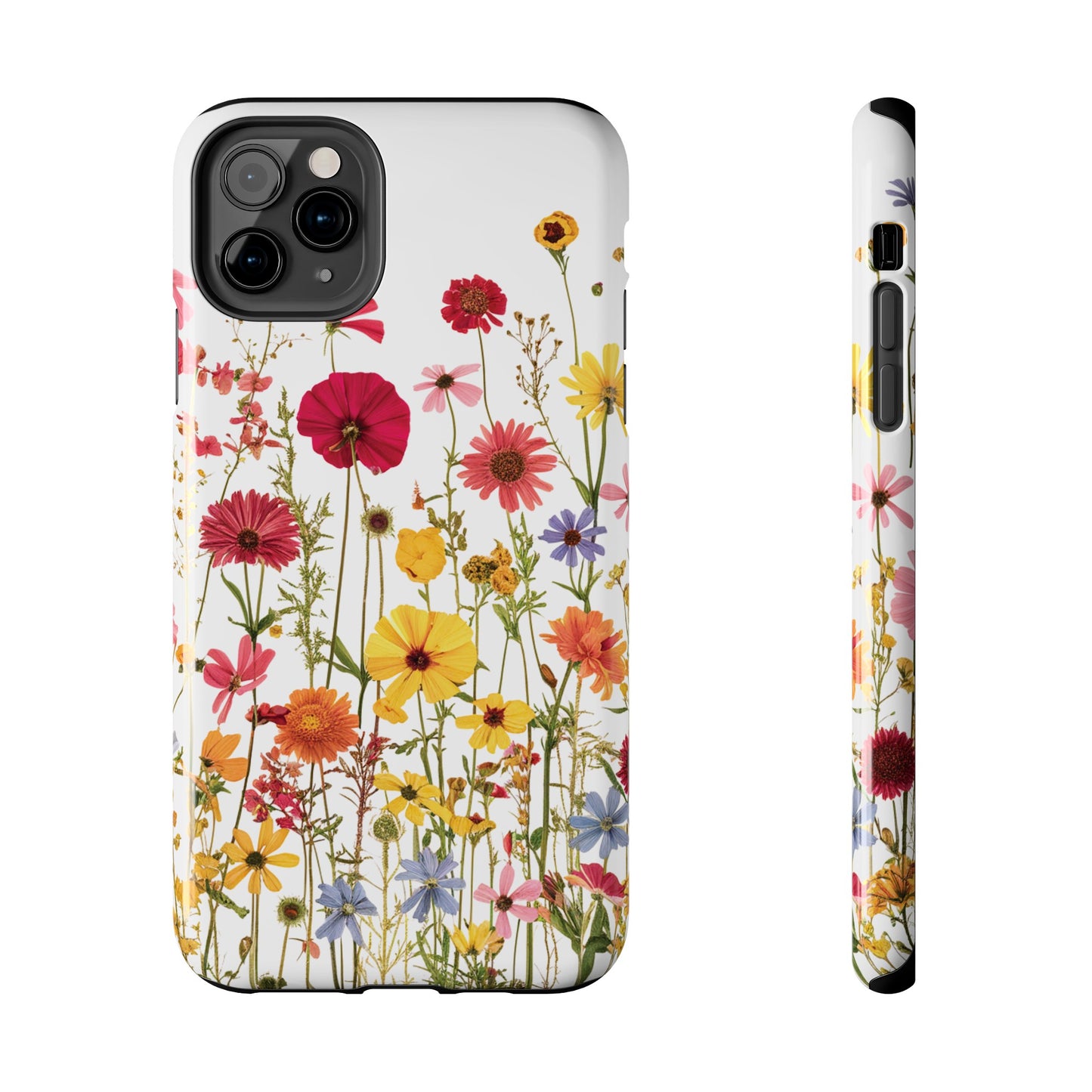 Row of Blooms - Tough Phone Cases