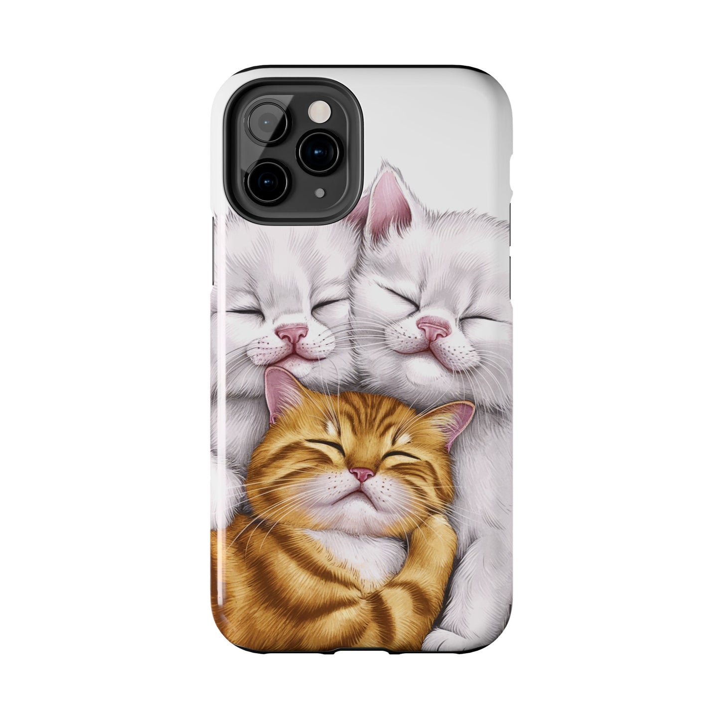 Cat Nap Trio - Tough Phone Cases