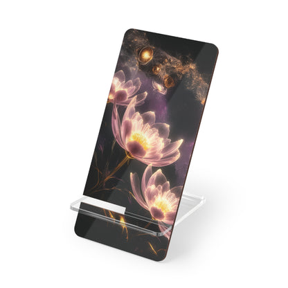 Night Lotus Glow - Display Stand for Smartphones