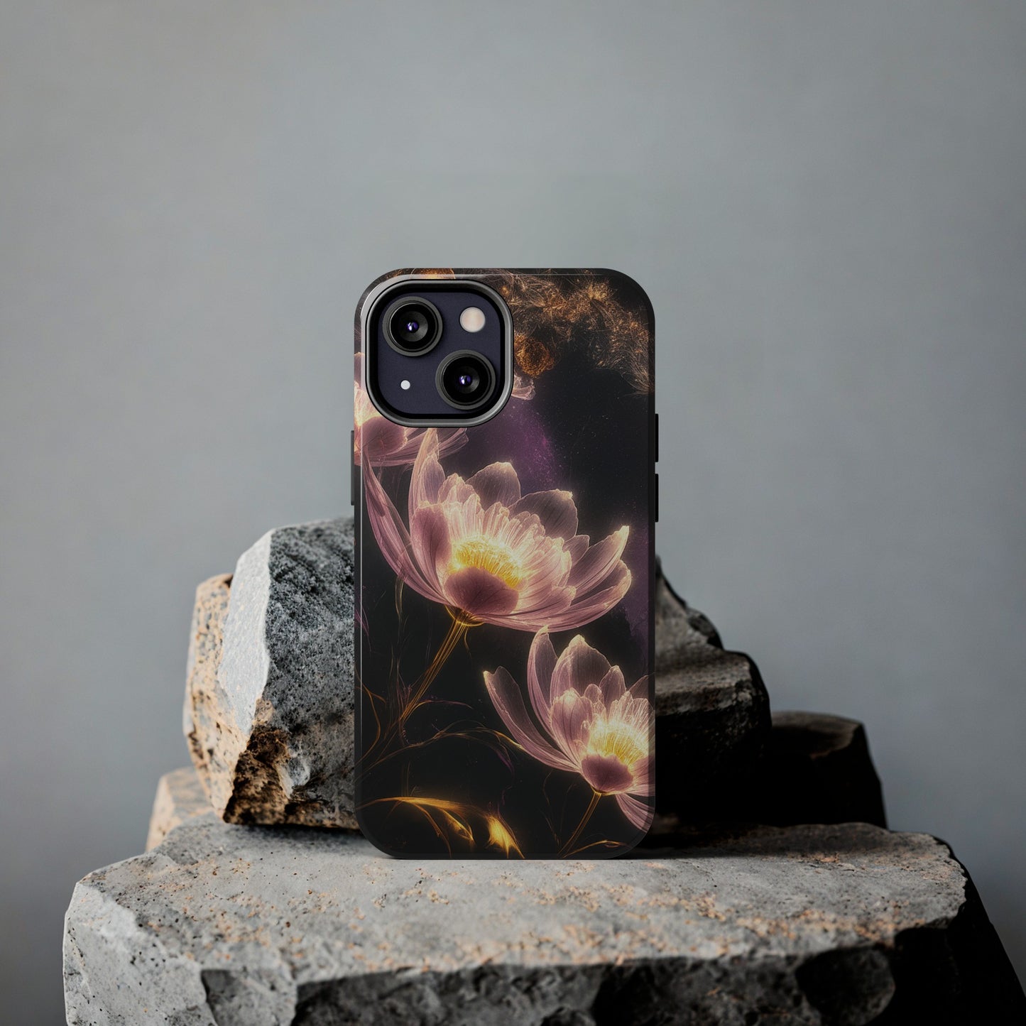 Night Lotus Glow - Tough Phone Cases