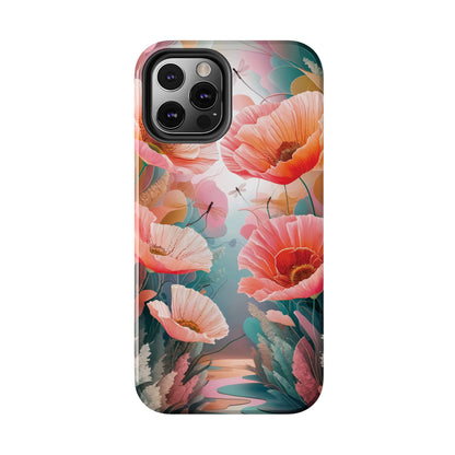 Whimsical Wings and Petal Whispers - Tough Phone Cases