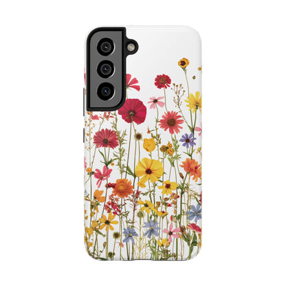 Row of Blooms - Tough Phone Cases