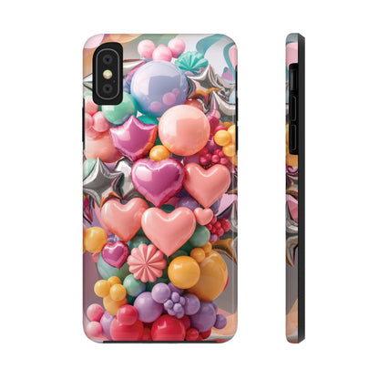 Pastel Dreams: Array of Balloons - Tough Phone Cases