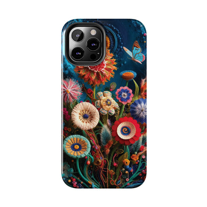 Floral Bloom: Art and Sewing Materials - Tough Phone Cases