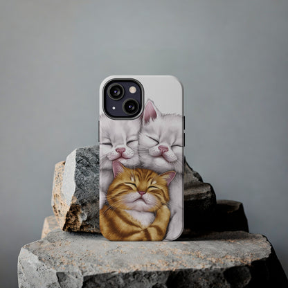 Cat Nap Trio - Tough Phone Cases