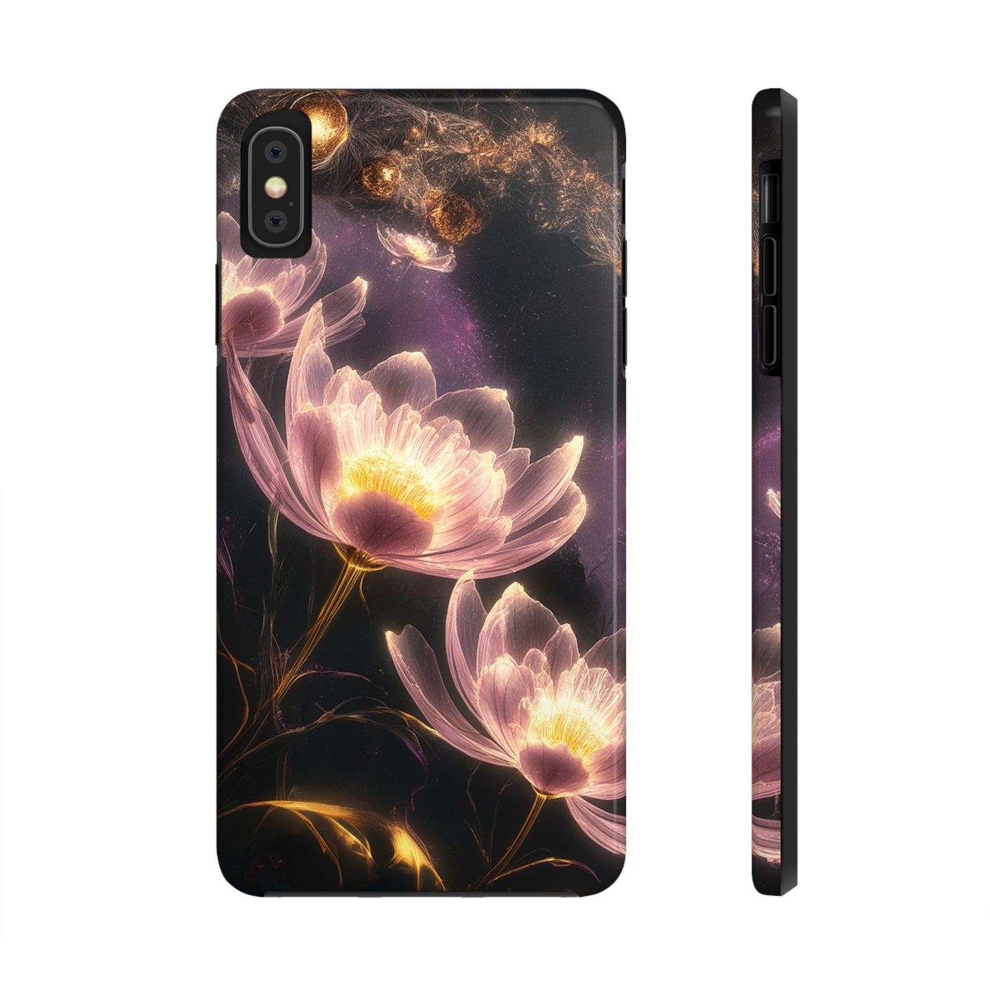 Night Lotus Glow - Tough Phone Cases